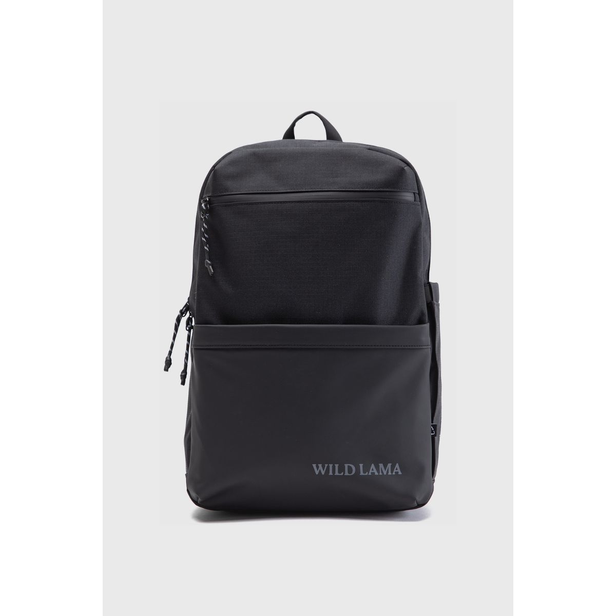 WILD LAMA - Mochila Reciclada Negra Wild Lama