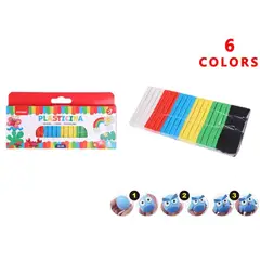 GENERICO - Plasticina 6 colores 180g