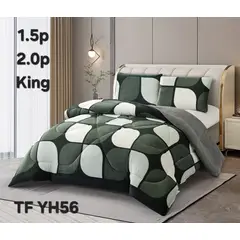 GENERICO - Cubrecama de Invierno Plush con Chiporro 1.5 Plazas Gris TFYH56