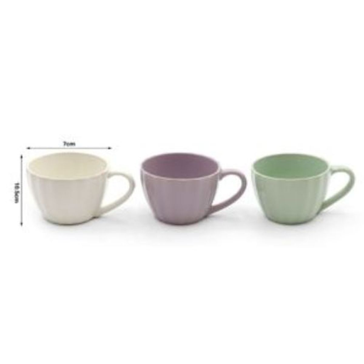 GENERICO - TAZA DE CERAMICA 320ML COLORES SURTIDOS