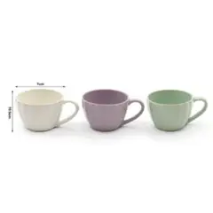 GENERICO - TAZA DE CERAMICA 320ML COLORES SURTIDOS