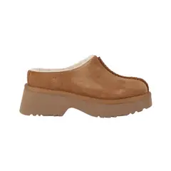 BAMERS - Zuecos Mujer Cuero Luisiana Caramel
