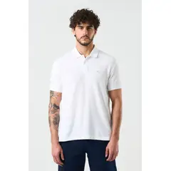 VELEZ - Vélez Polera Polo Manga Corta Essential Hombre Blanco