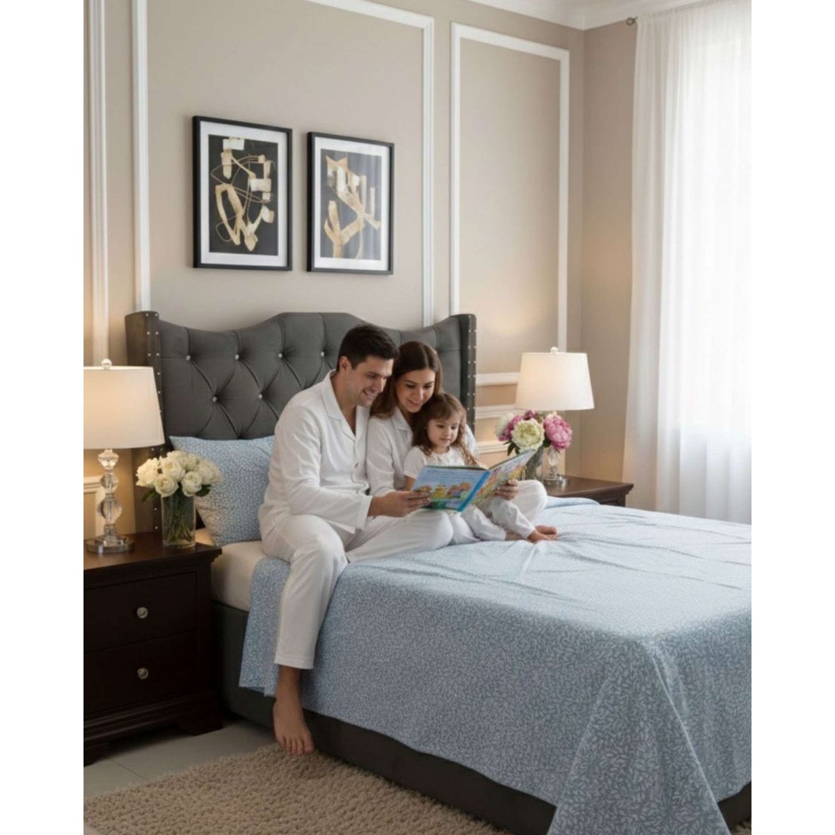 GENERICO - Cubrecama nórdico Delgado Colección Confort Familiar King