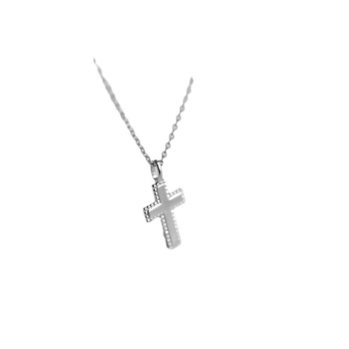 LUX JOYAS - Collar Plata 925 Cruz Dis