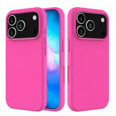 JOIGO - Carcasa Funda Para IPhone 17 Pro Goma Fucsia