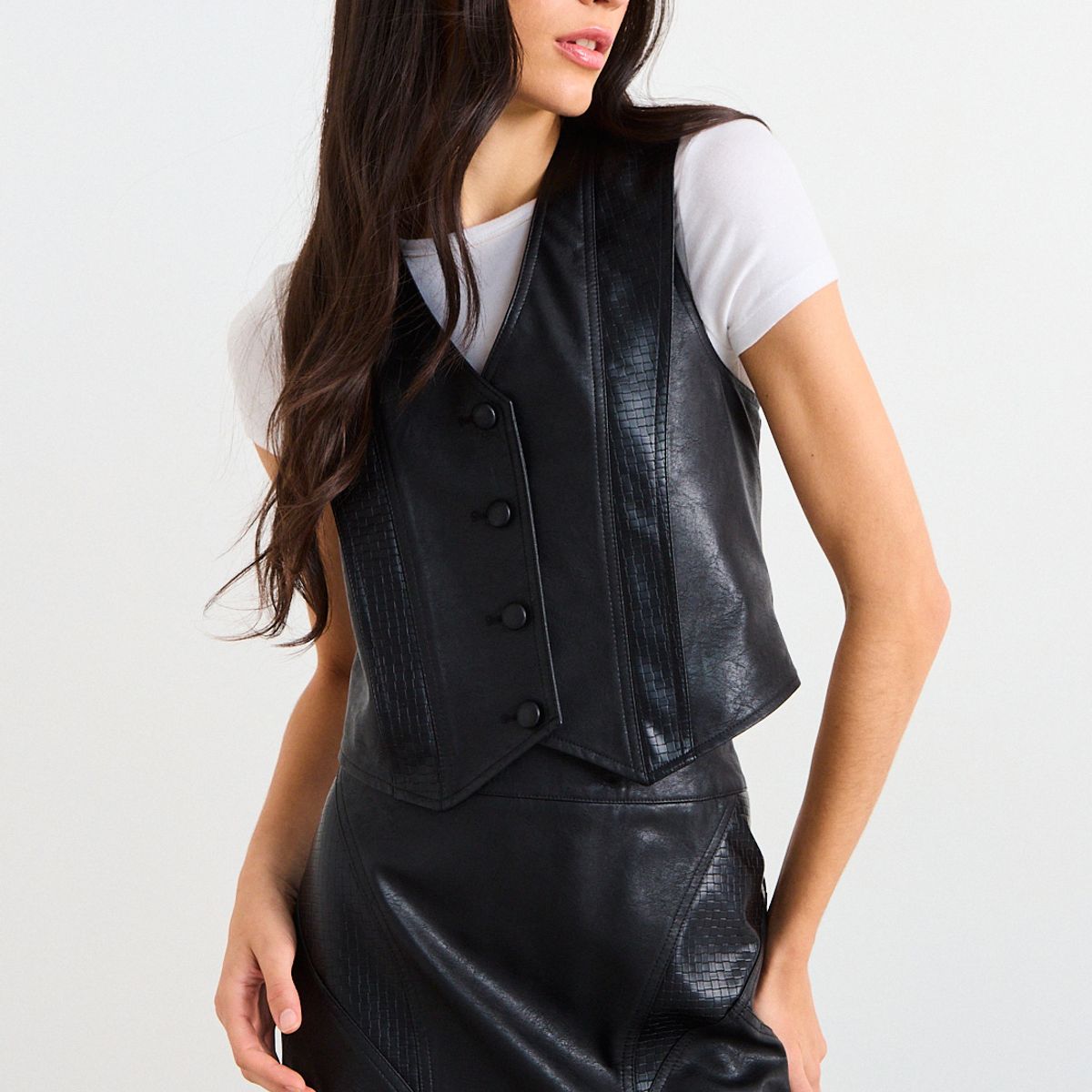 IO - Gillette Liso Mujer Negro Io