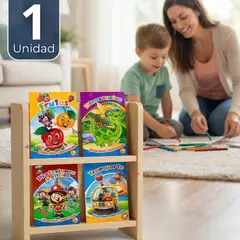 UTILISIMO - Libro Para Colorear Pintar Educativo Con Stickers Diseños Surtidos