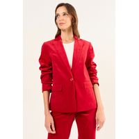 Blazer Pana Mujer Rojo Magriffe
