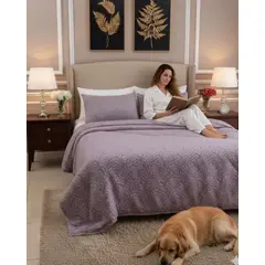 GENERICO - Set Cubrecama nórdico Delgado Mas 2 Almohadas 2 Plazas