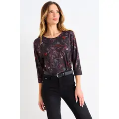 ASH - Polera Fantasía Mujer Negro