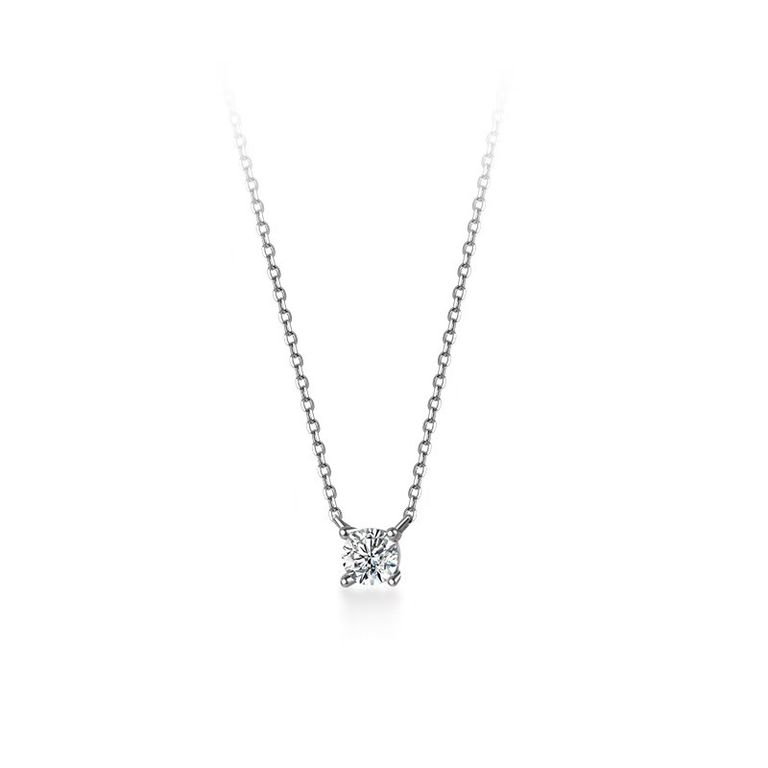 Collar Plata 925 Punto Luz 4p 2,5mm Plateado TALLA UNICA