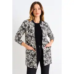 ASH - Tapado Tejido Jacquard Mujer Negro