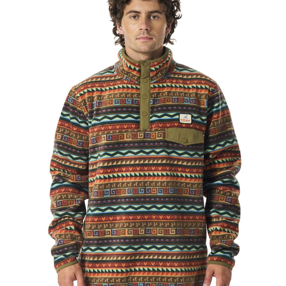 ANDESGEAR - Polar Hombre Andesgear Panguipulli Verde I26