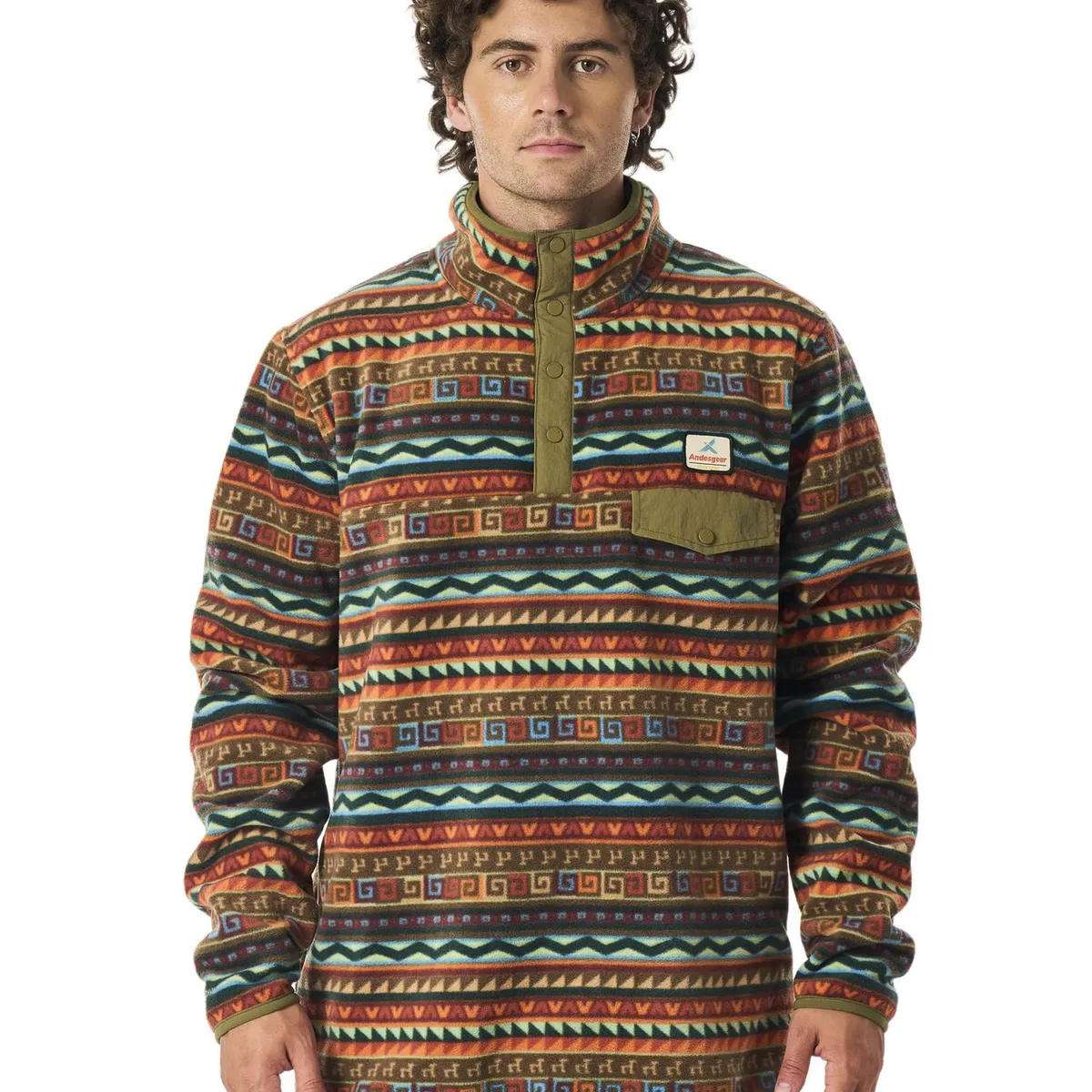 ANDESGEAR - Polar Hombre Andesgear Panguipulli Verde I26