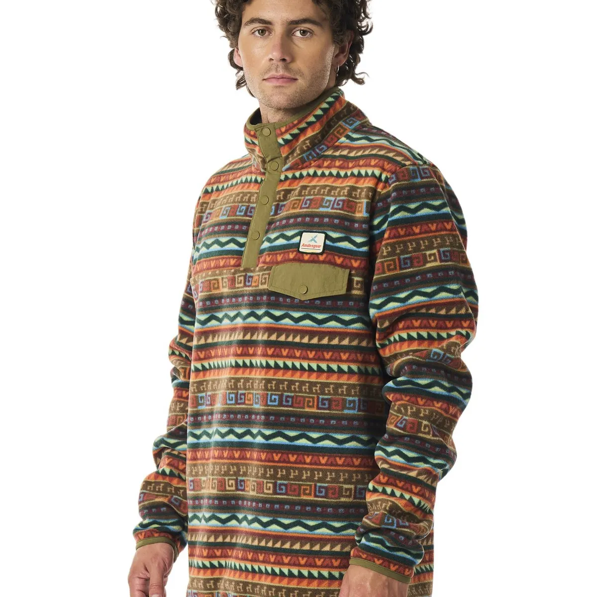 ANDESGEAR - Polar Hombre Andesgear Panguipulli Verde I26