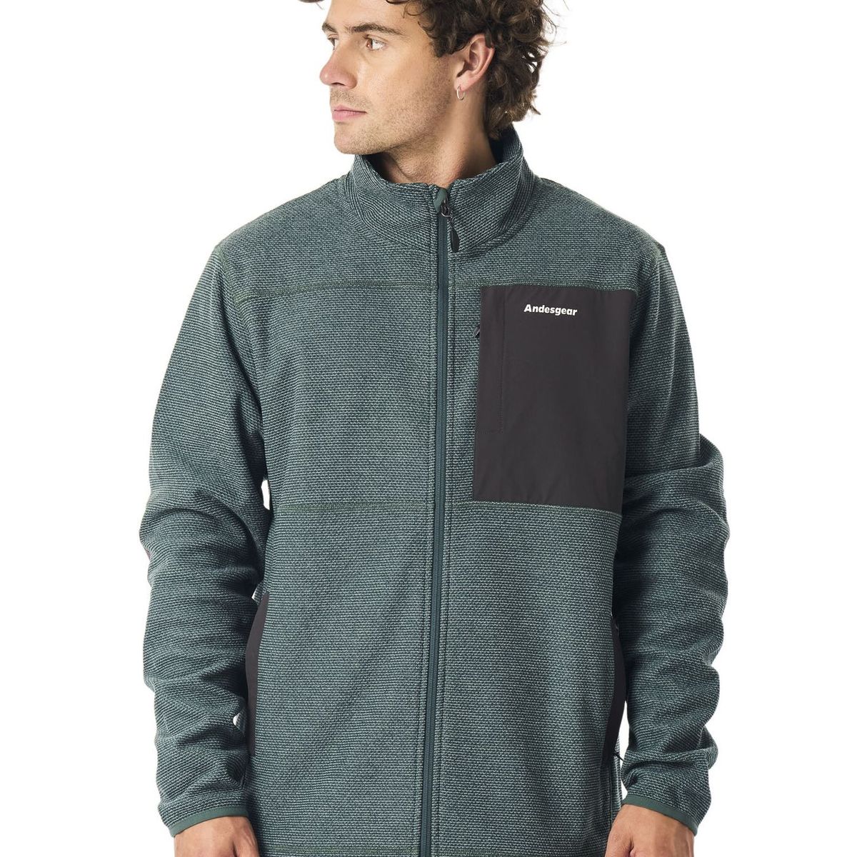 ANDESGEAR - Polar Hombre Ranco Verde Andesgear