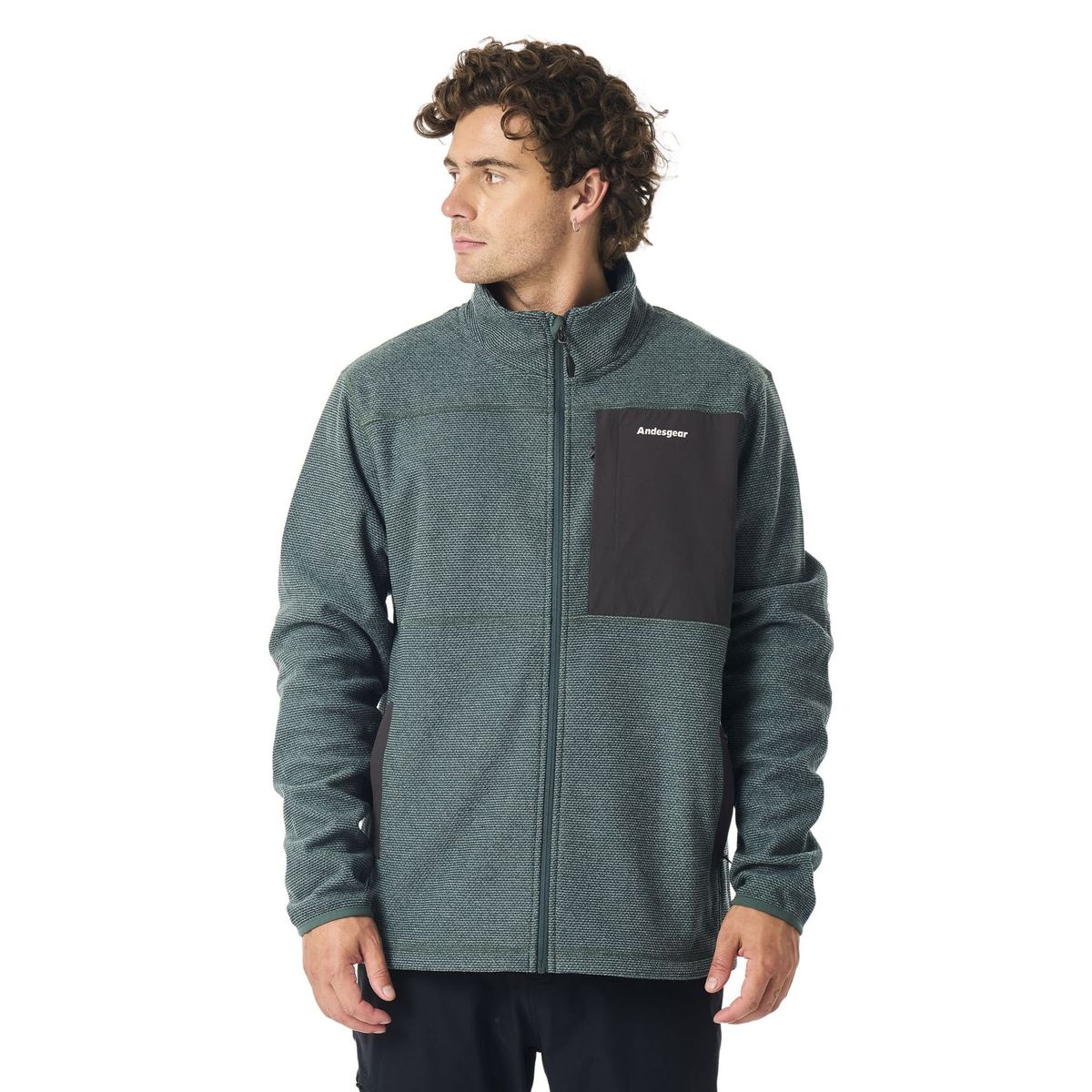 ANDESGEAR - Polar Hombre Ranco Verde Andesgear