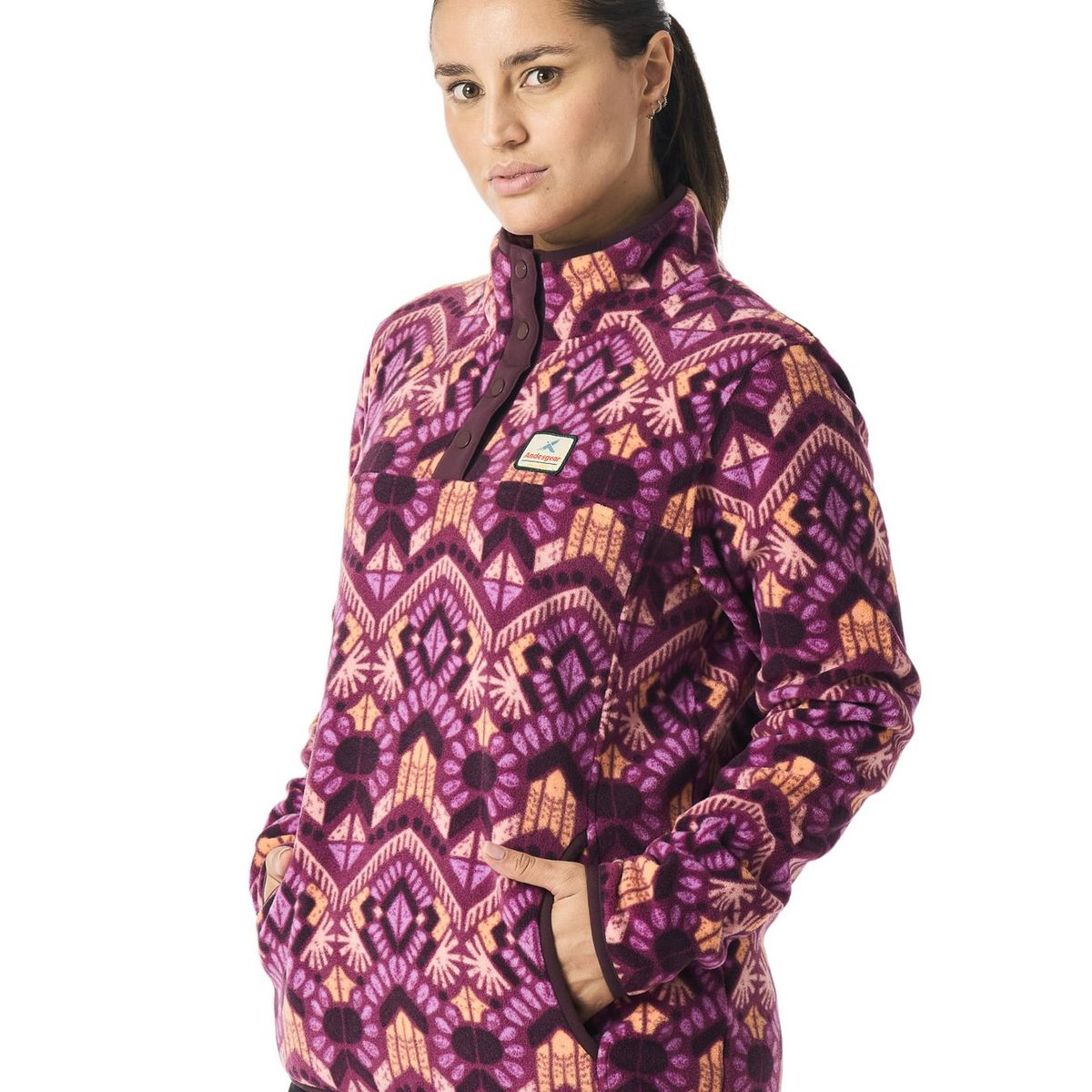 ANDESGEAR - Polar Mujer Andesgear Panguipulli Rosa