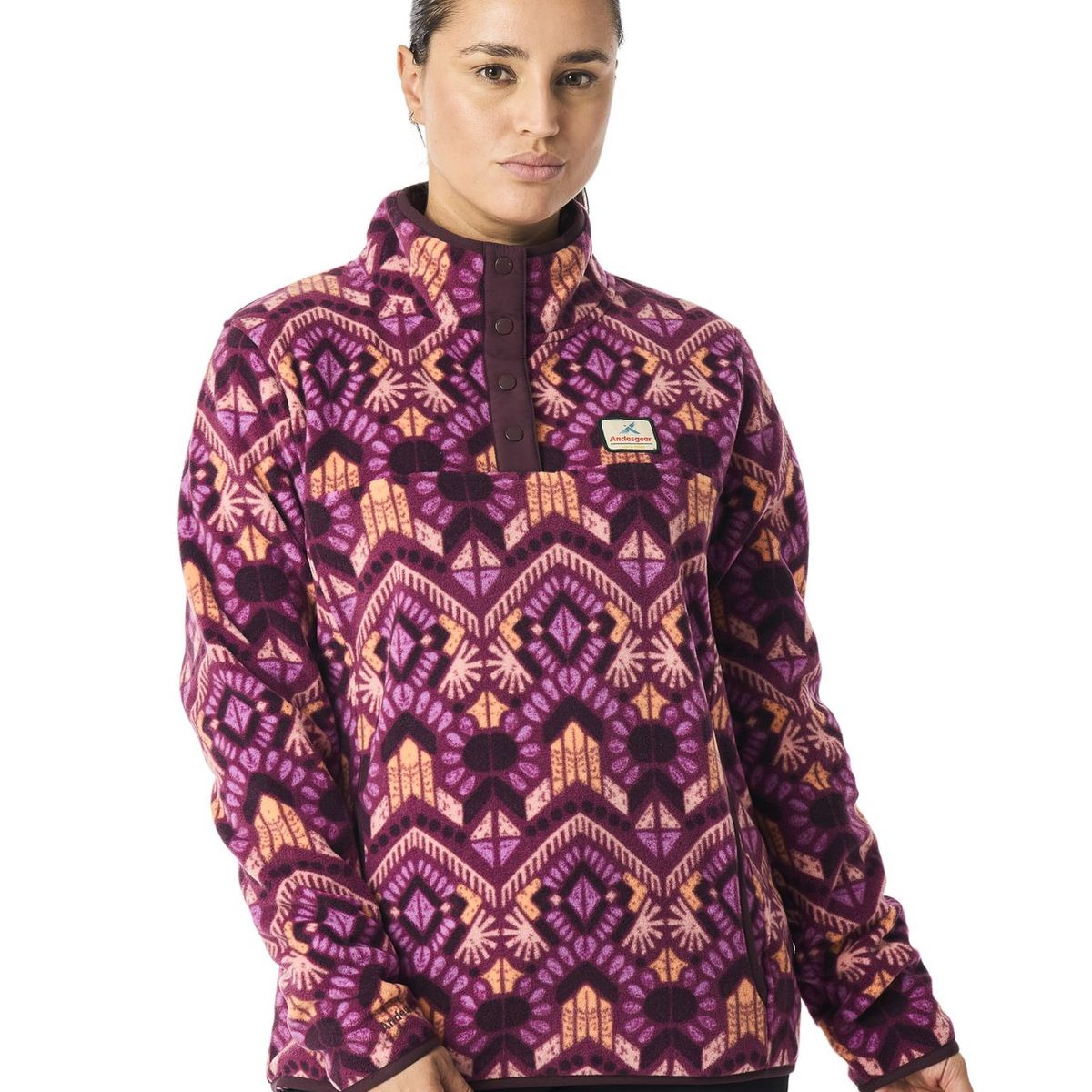 ANDESGEAR - Polar Mujer Andesgear Panguipulli Rosa