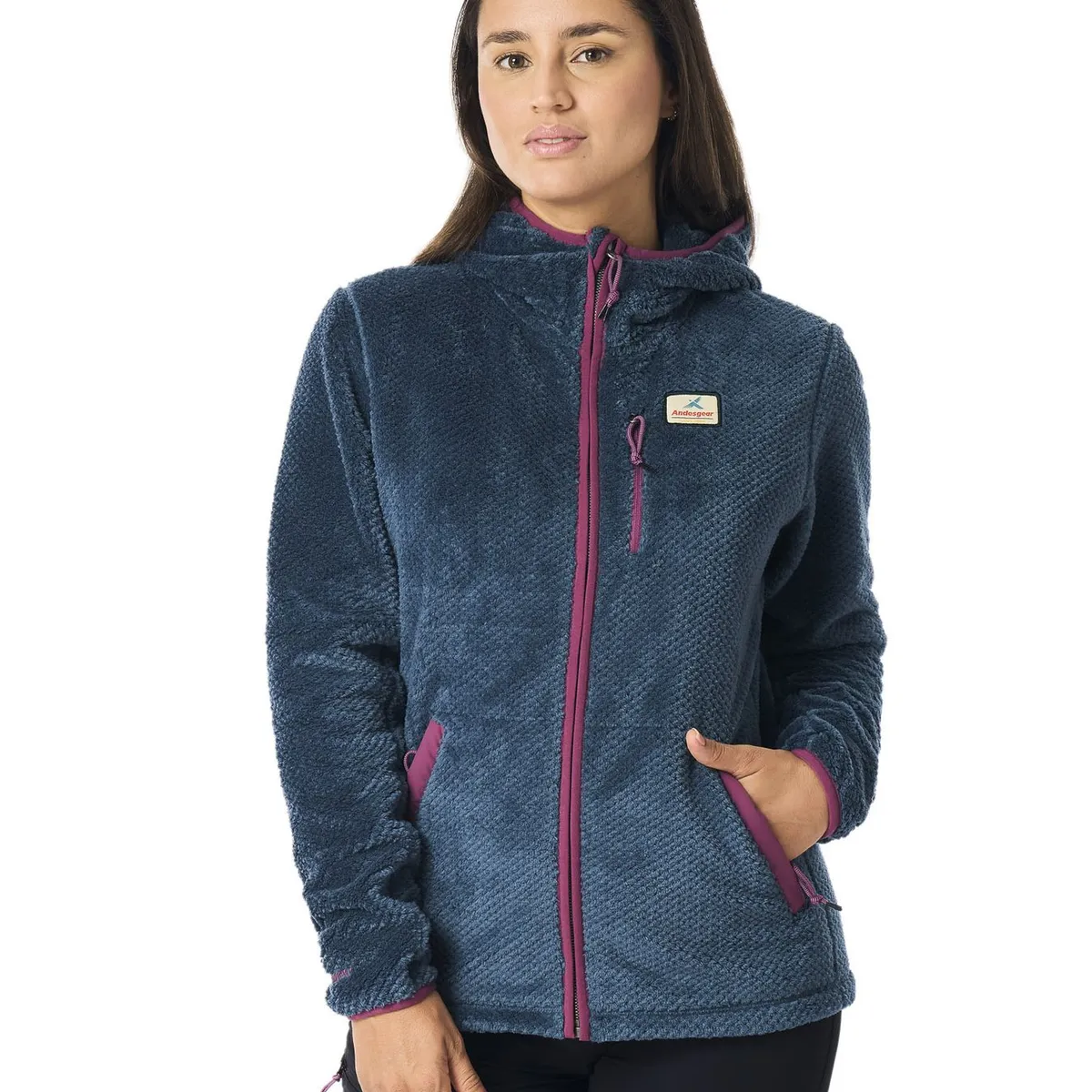 ANDESGEAR - Polar Mujer Andesgear New Navarino Azul