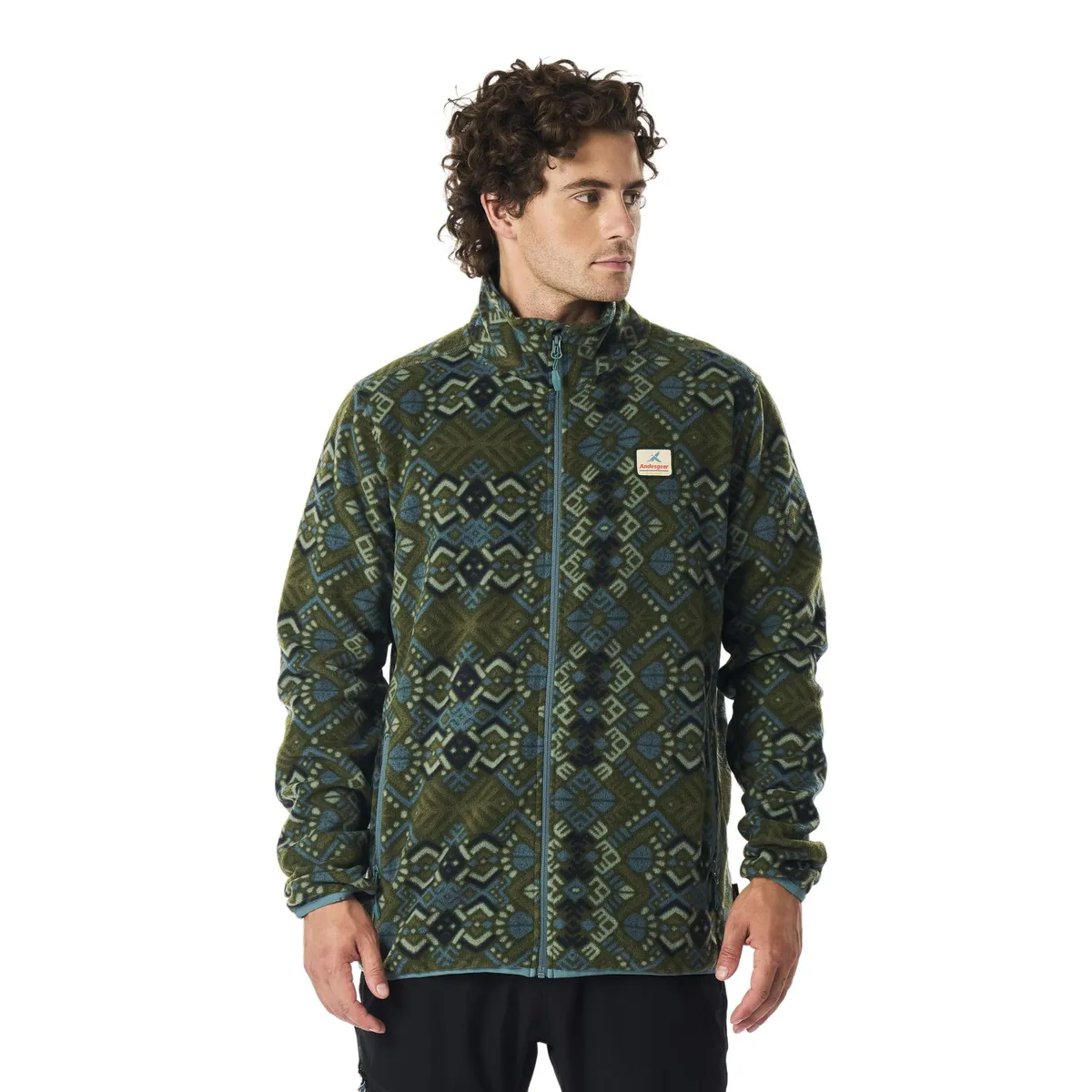 ANDESGEAR - Polar Hombre Andesgear Pullao Verde I26