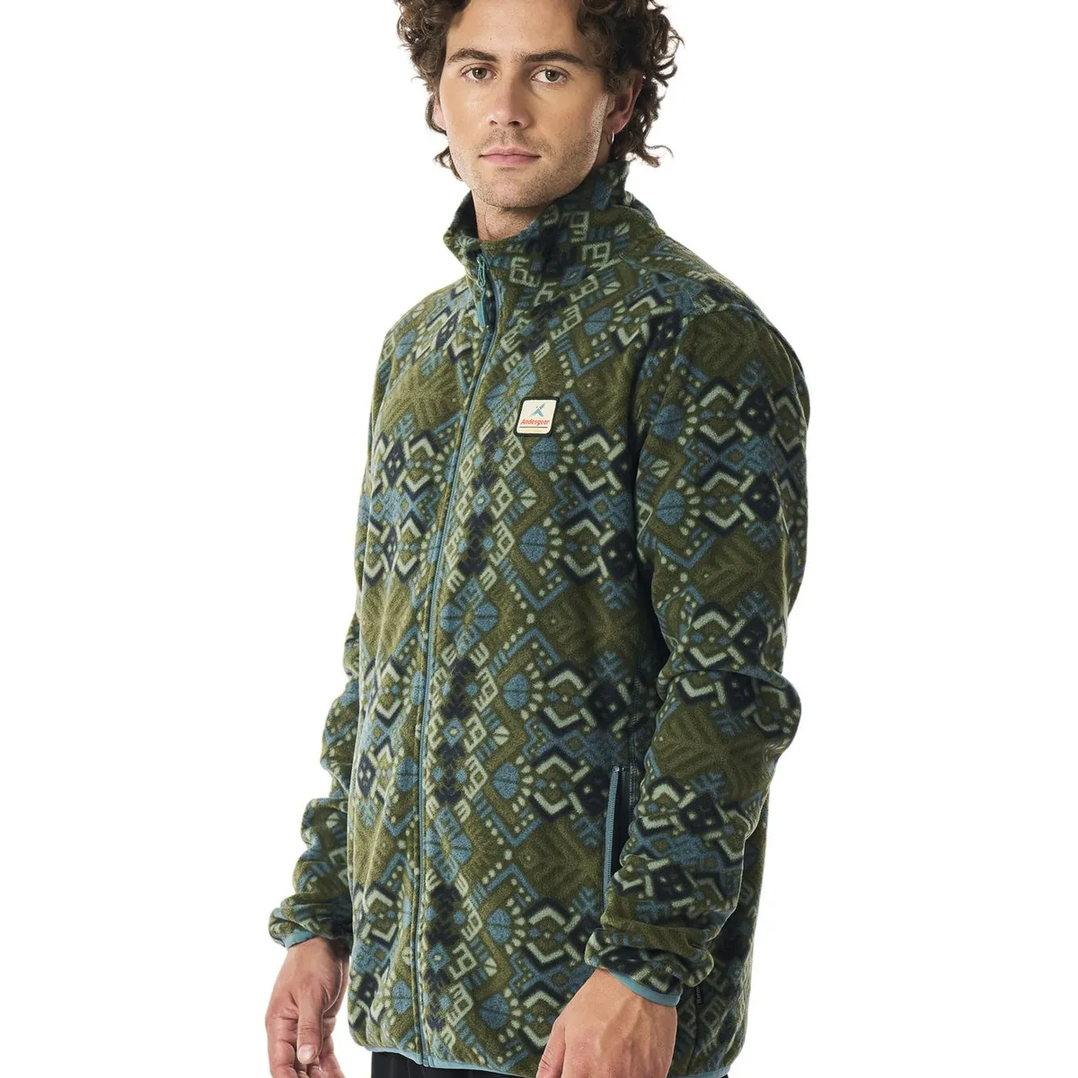 ANDESGEAR - Polar Hombre Andesgear Pullao Verde I26