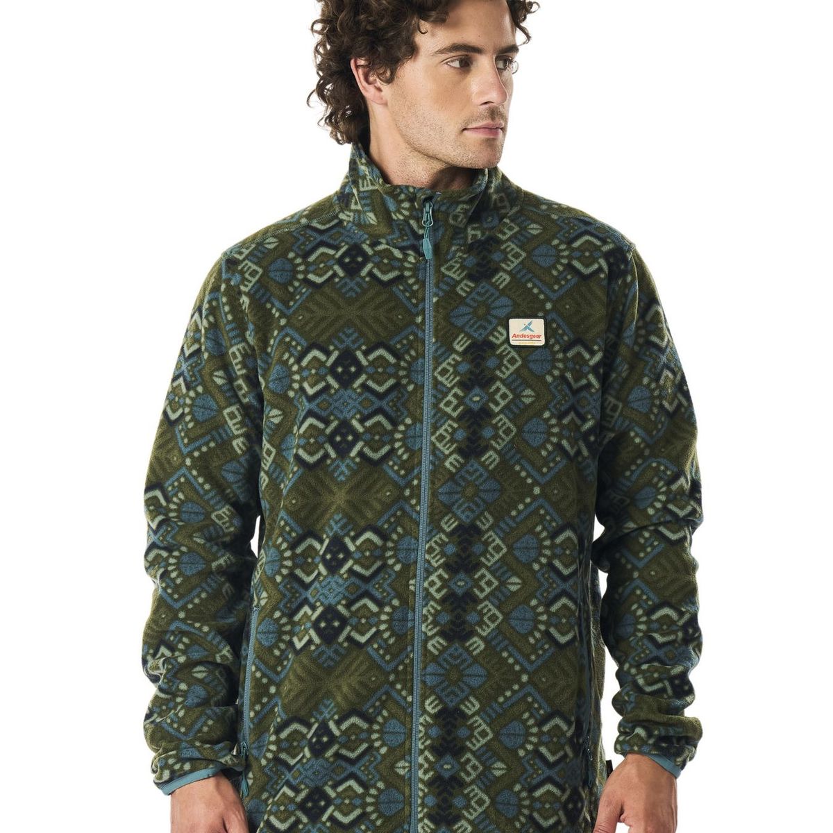 ANDESGEAR - Polar Hombre Andesgear Pullao Verde I26