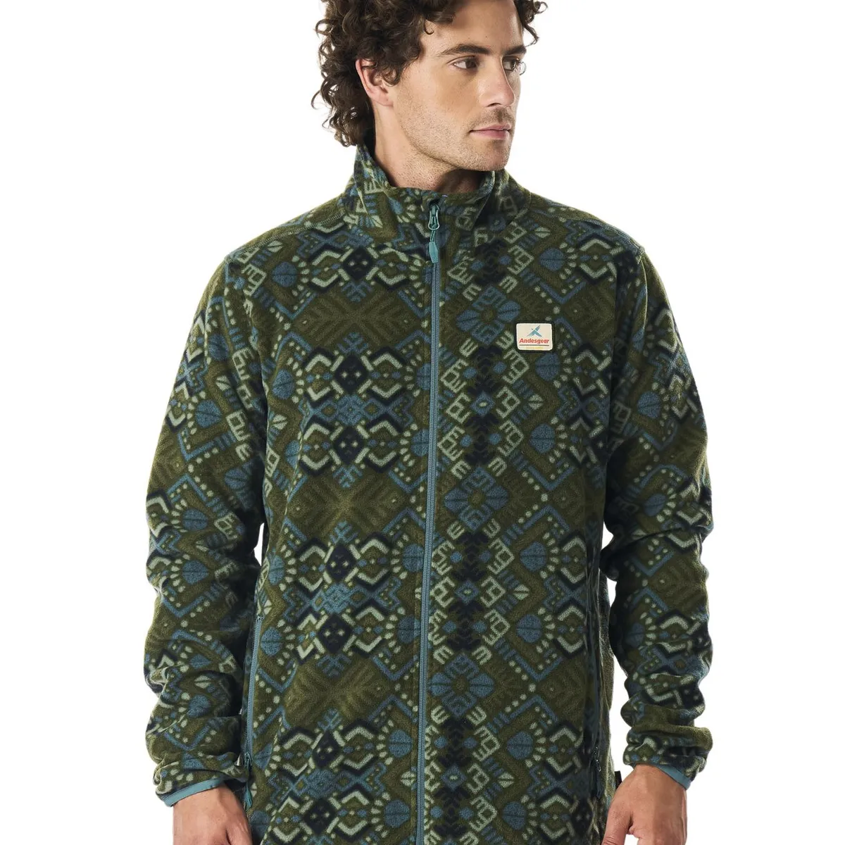 ANDESGEAR - Polar Hombre Andesgear Pullao Verde I26