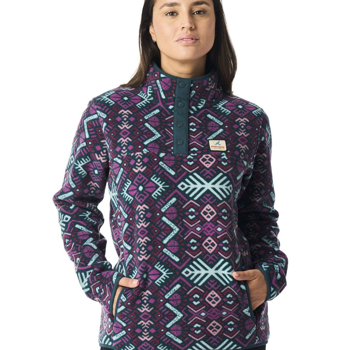 ANDESGEAR - Polar Mujer Panguipulli Violeta Andesgear