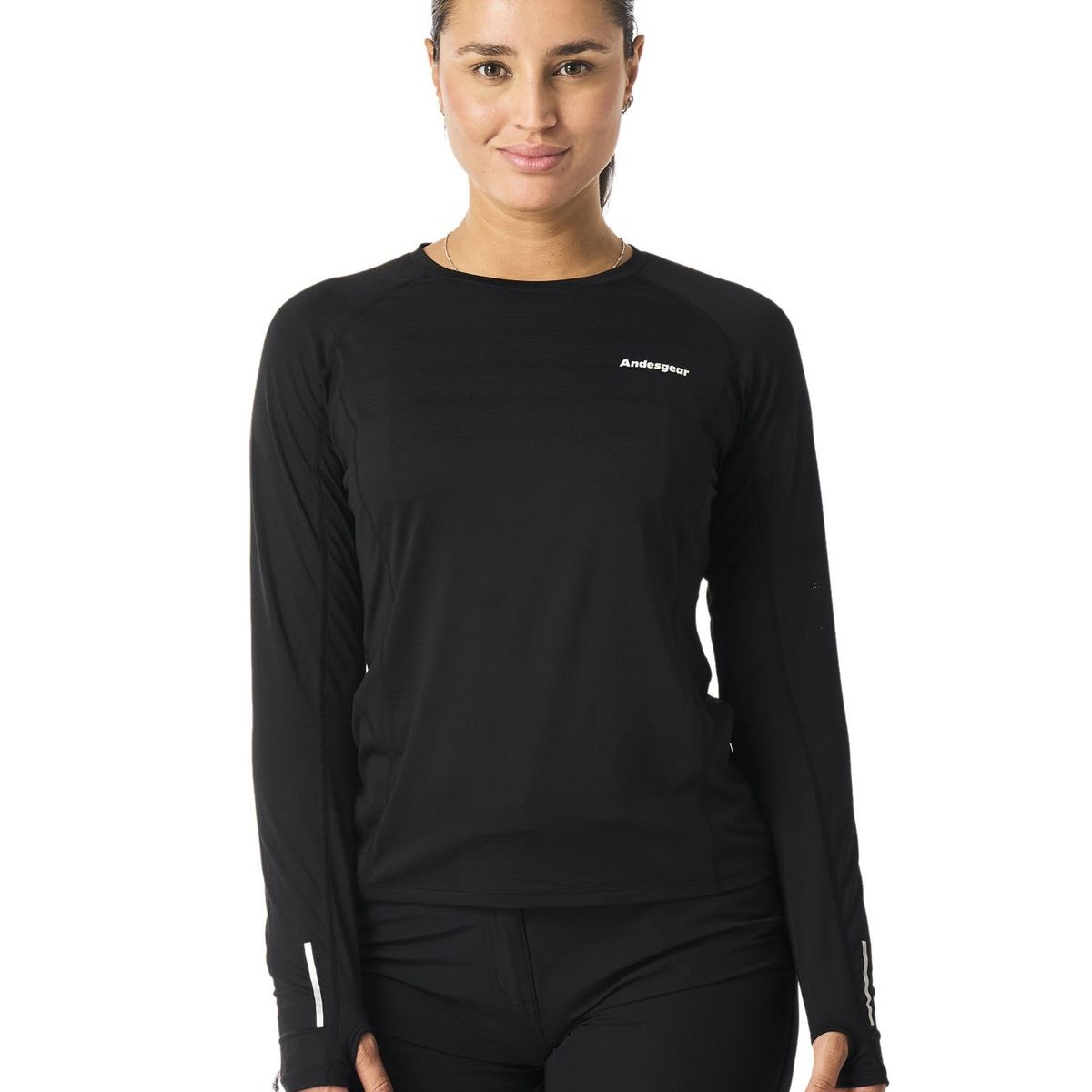 ANDESGEAR - Polera Mujer Andesgear Vizcachas Negro