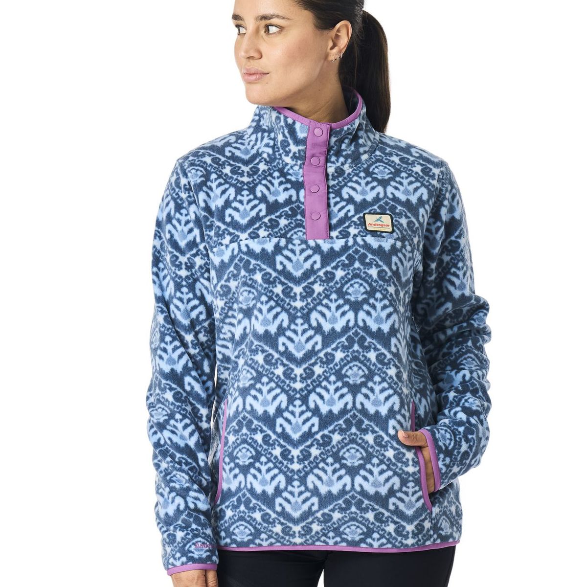 ANDESGEAR - Polar Mujer Panguipulli Azul Andesgear