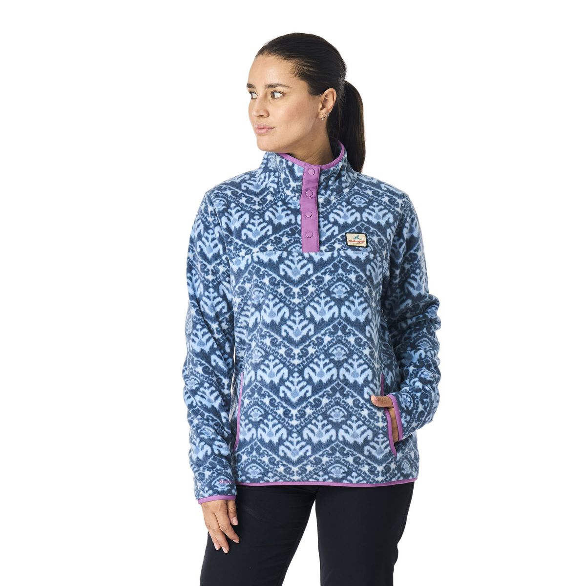 ANDESGEAR - Polar Mujer Panguipulli Azul Andesgear