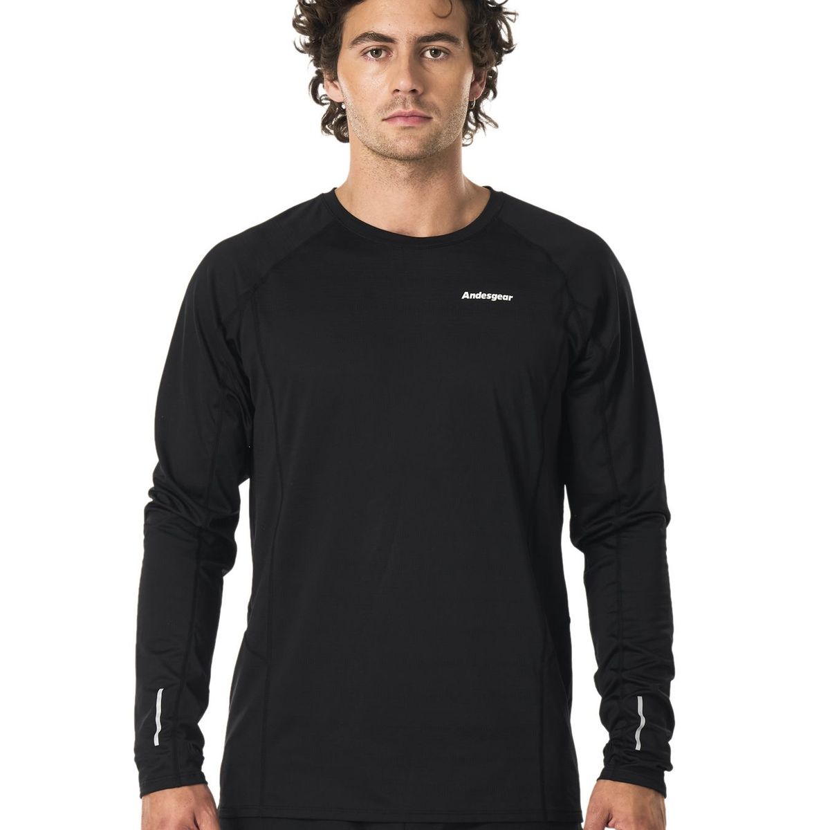 ANDESGEAR - Polera Hombre Andesgear Vizcachas Negro I26