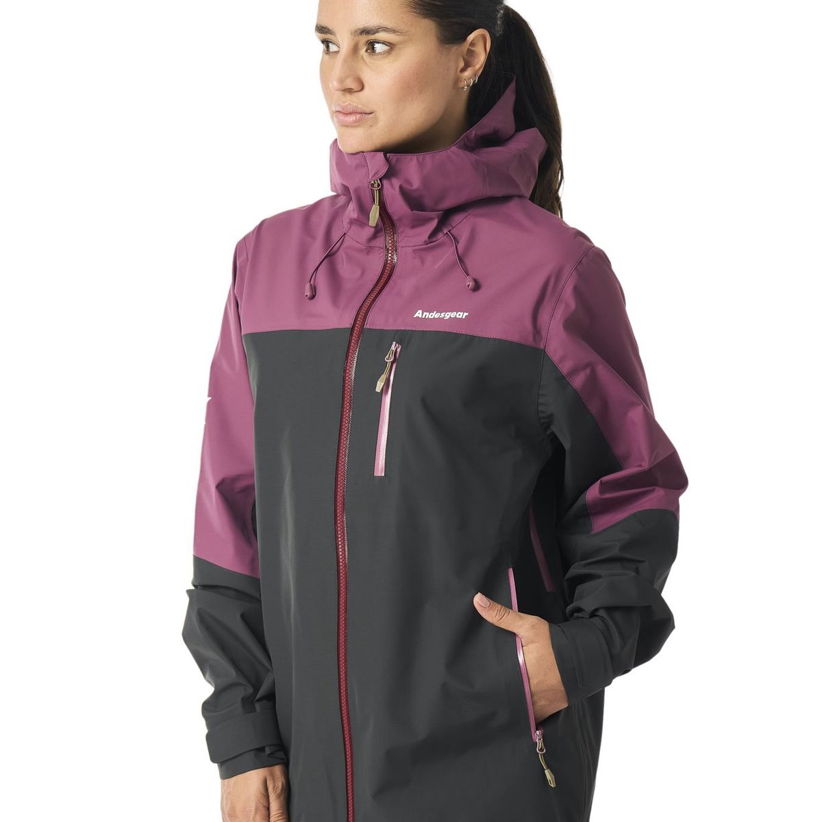 ANDESGEAR - Chaquetas Mujer Andesgear Torres Del Paine Xpedition Rojo