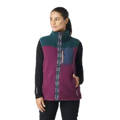 ANDESGEAR - Polar Mujer Nahuelbuta Vest Rojo