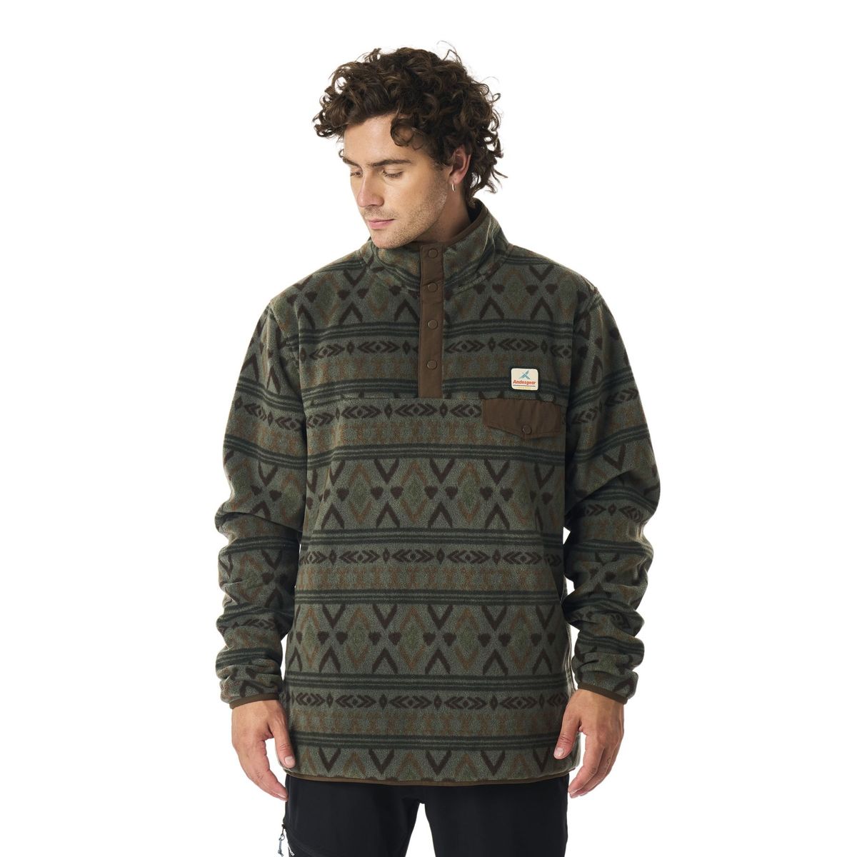 ANDESGEAR - Polar Hombre Andesgear Panguipulli Marrón
