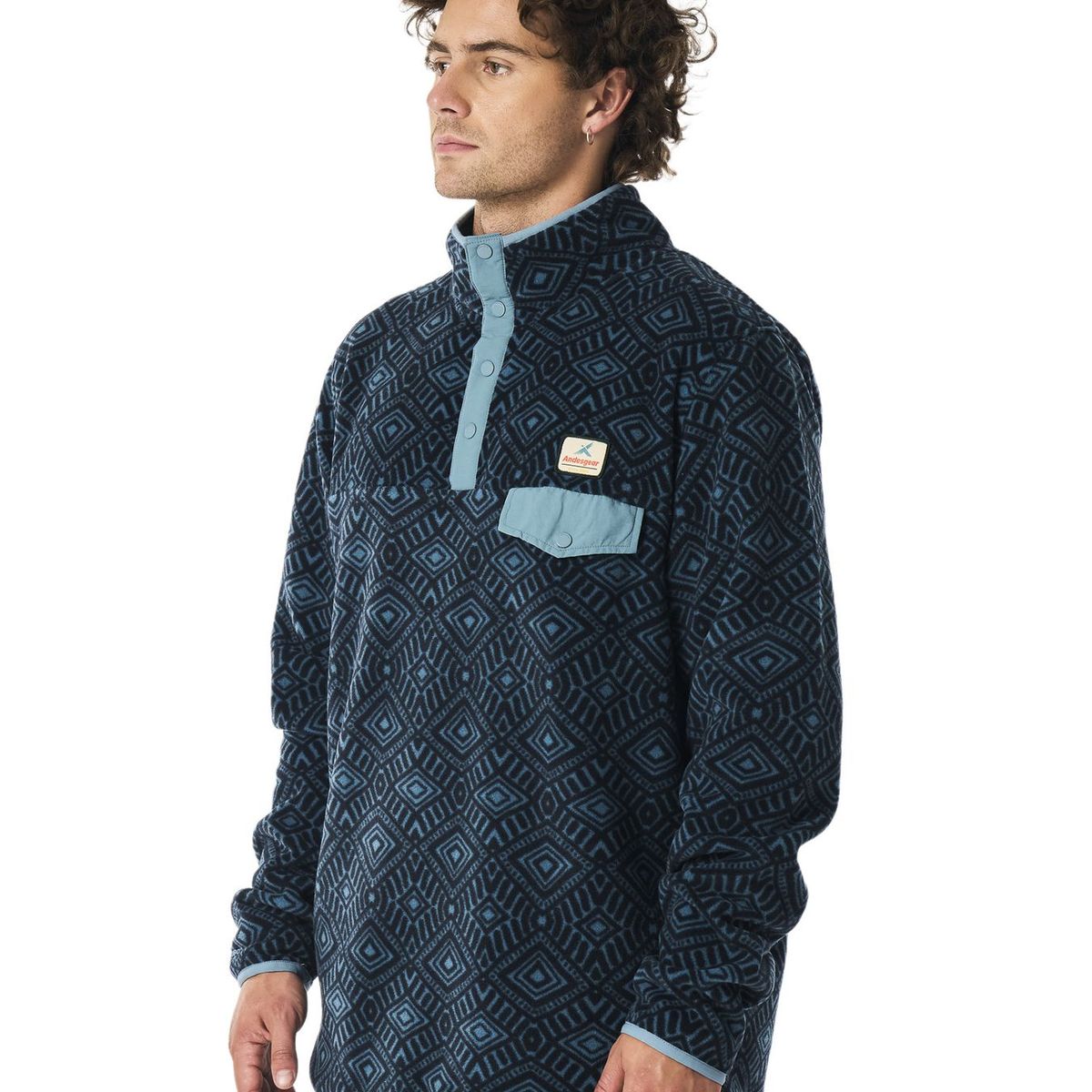 ANDESGEAR - Polar Hombre Andesgear Panguipulli Azul I26