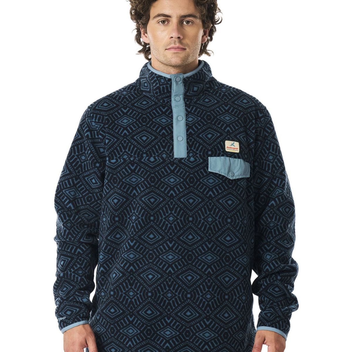 ANDESGEAR - Polar Hombre Andesgear Panguipulli Azul I26