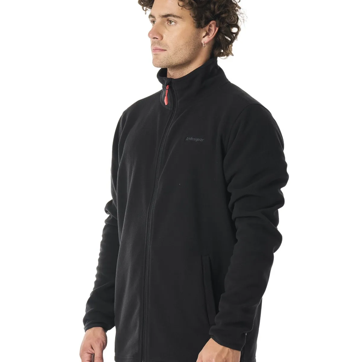 ANDESGEAR - Polar Hombre Maihue Fullzip Negro Andesgear