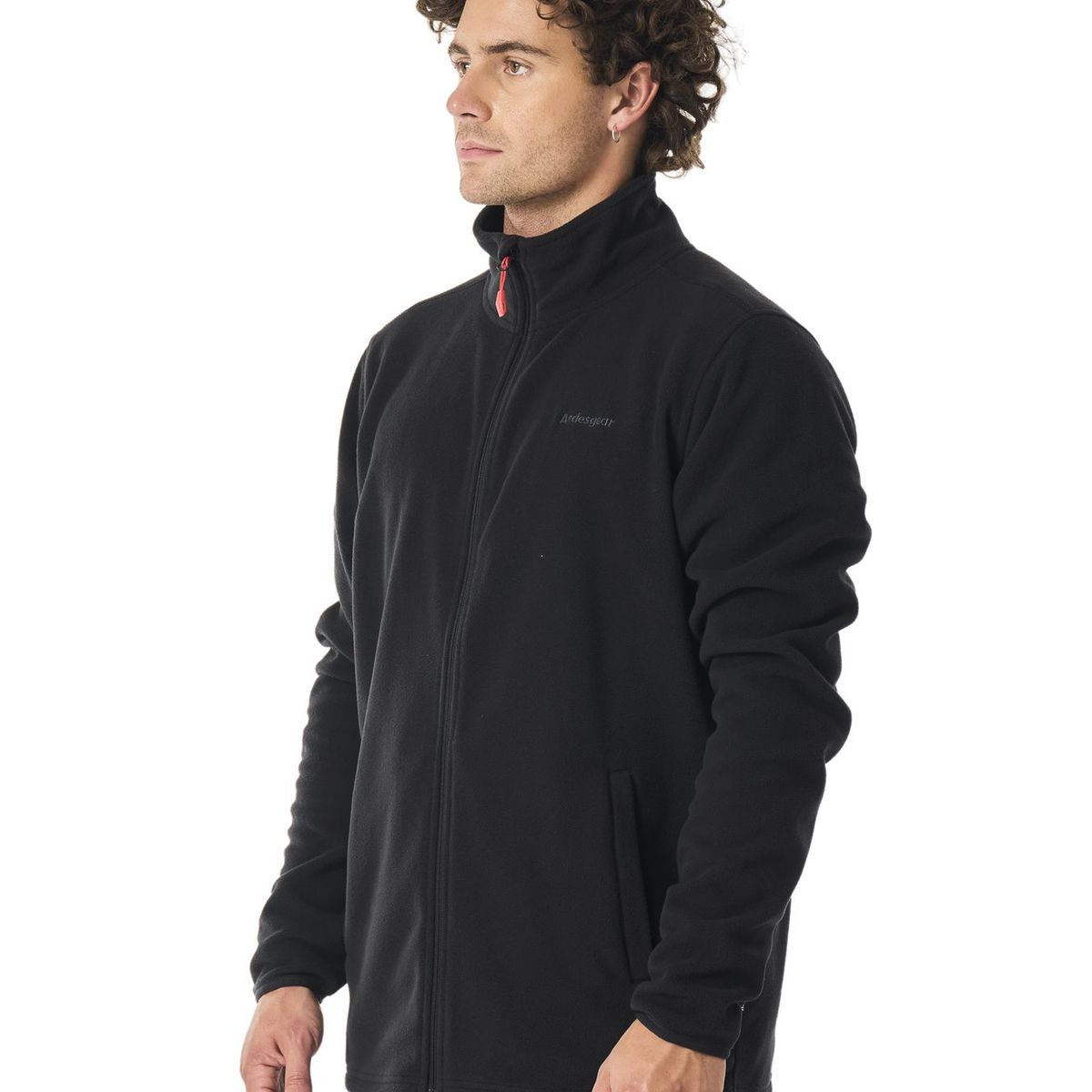 ANDESGEAR - Polar Hombre Andesgear Maihue Fullzip Negro V2