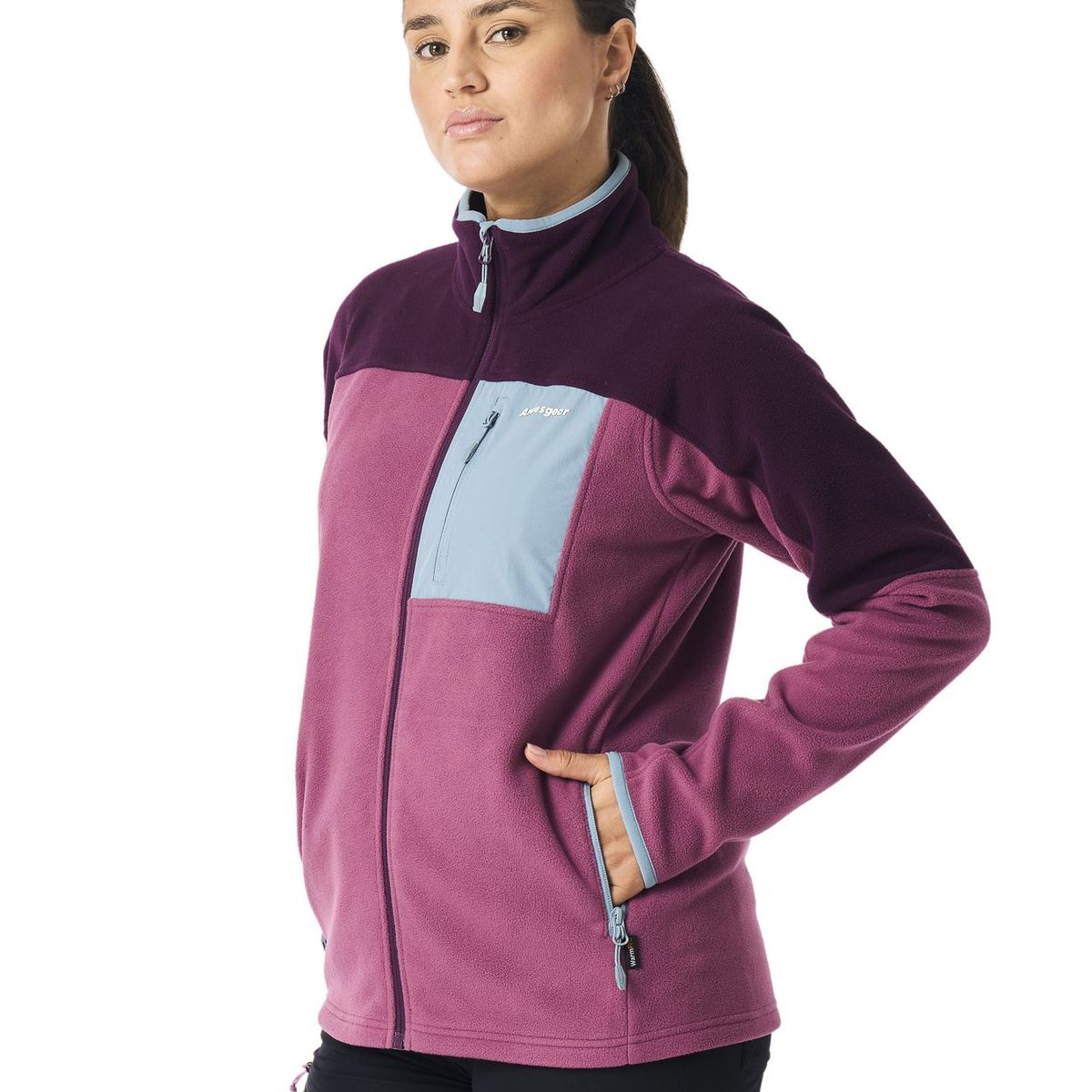 ANDESGEAR - Polar Mujer New Maihue Fullzip Rojo Andesgear