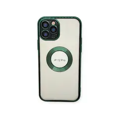 GENERICO - Funda Elegante Magfase Genérica iPhone 12 Pro Verde