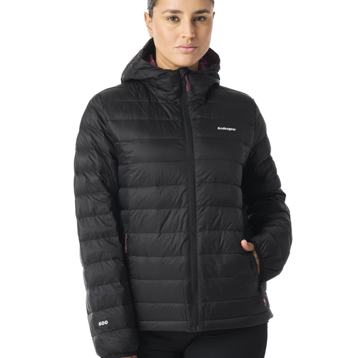 ANDESGEAR - Chaqueta Mujer Cucao Hoody Negro Andesgear
