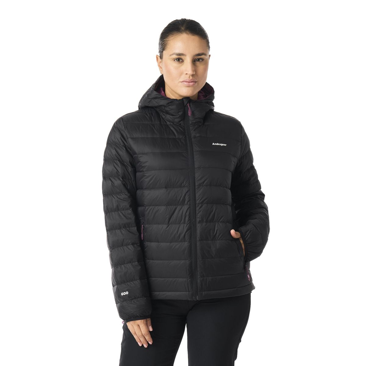 ANDESGEAR - Chaqueta Mujer Cucao Hoody Negro Andesgear