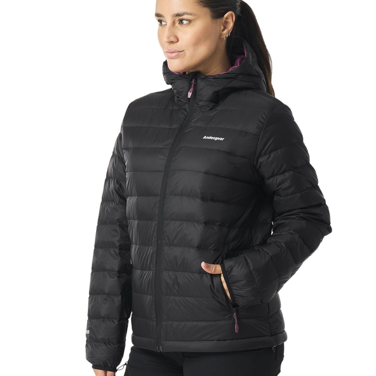 ANDESGEAR - Chaqueta Mujer Cucao Hoody Negro Andesgear