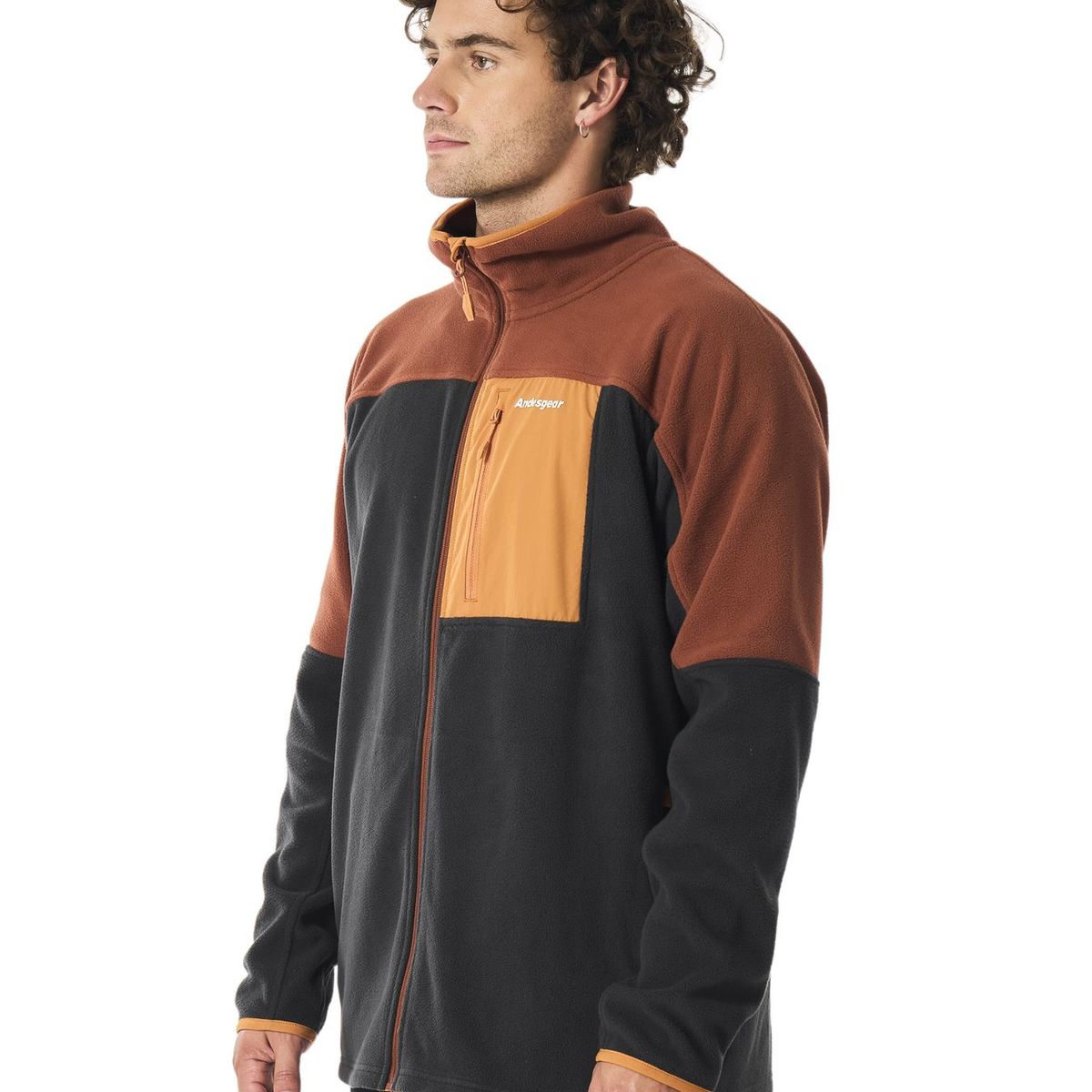 ANDESGEAR - Polar Hombre Andesgear New Maihue Fullzip Negro