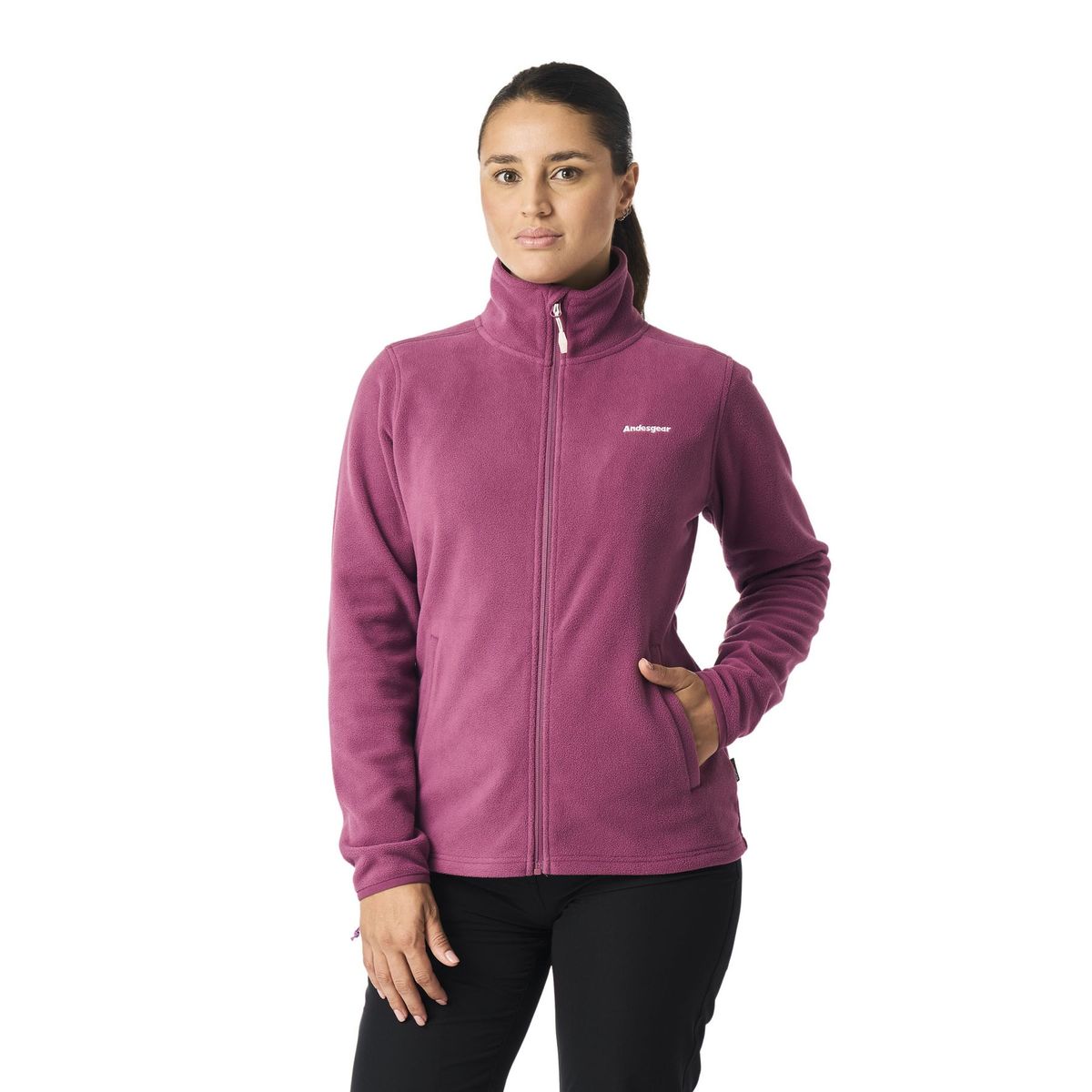 ANDESGEAR - Polar Mujer Maihue Rojo Andesgear