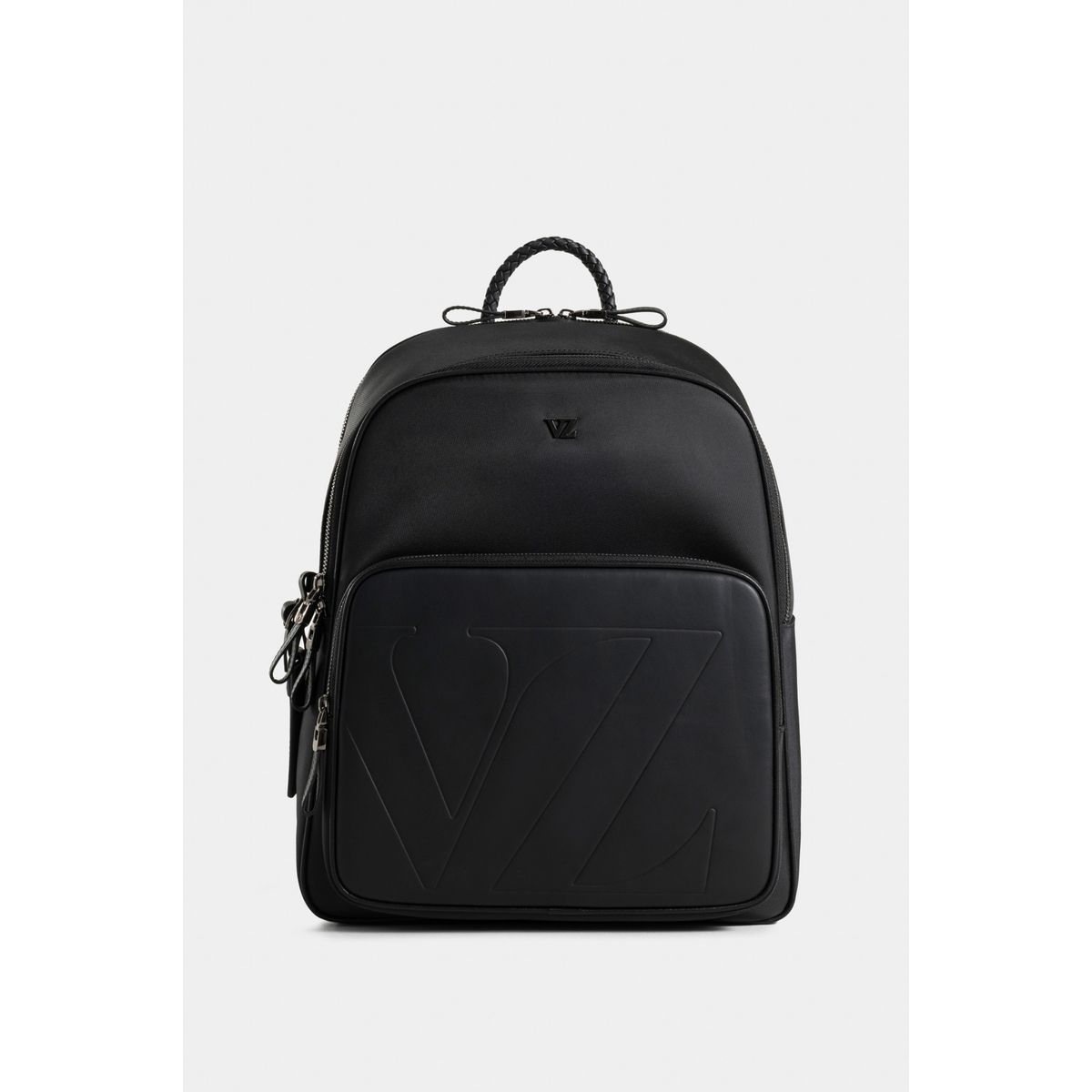 VELEZ - Vélez Mochila Legacy Cuero Y Nylon Mujer Tag Viaje Negro