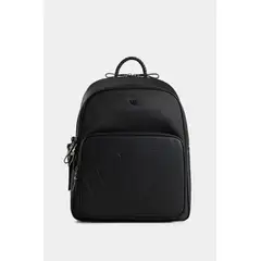 VELEZ - Vélez Mochila Legacy Cuero Y Nylon Mujer Tag Viaje Negro
